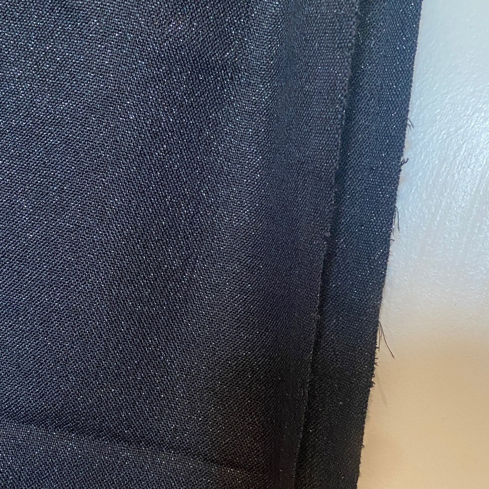 Nordstrom Black Fringe Knit Scarf - Picture 3 of 3